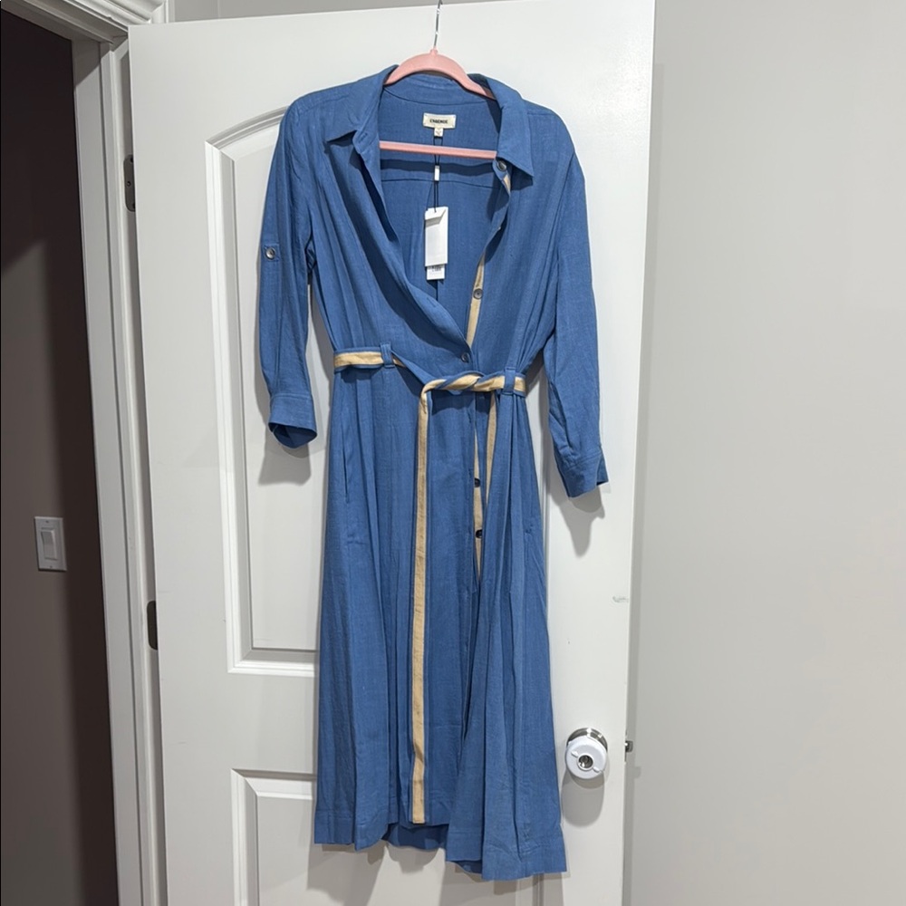 L'AGENCE Sky Blue Dress- size small brand new